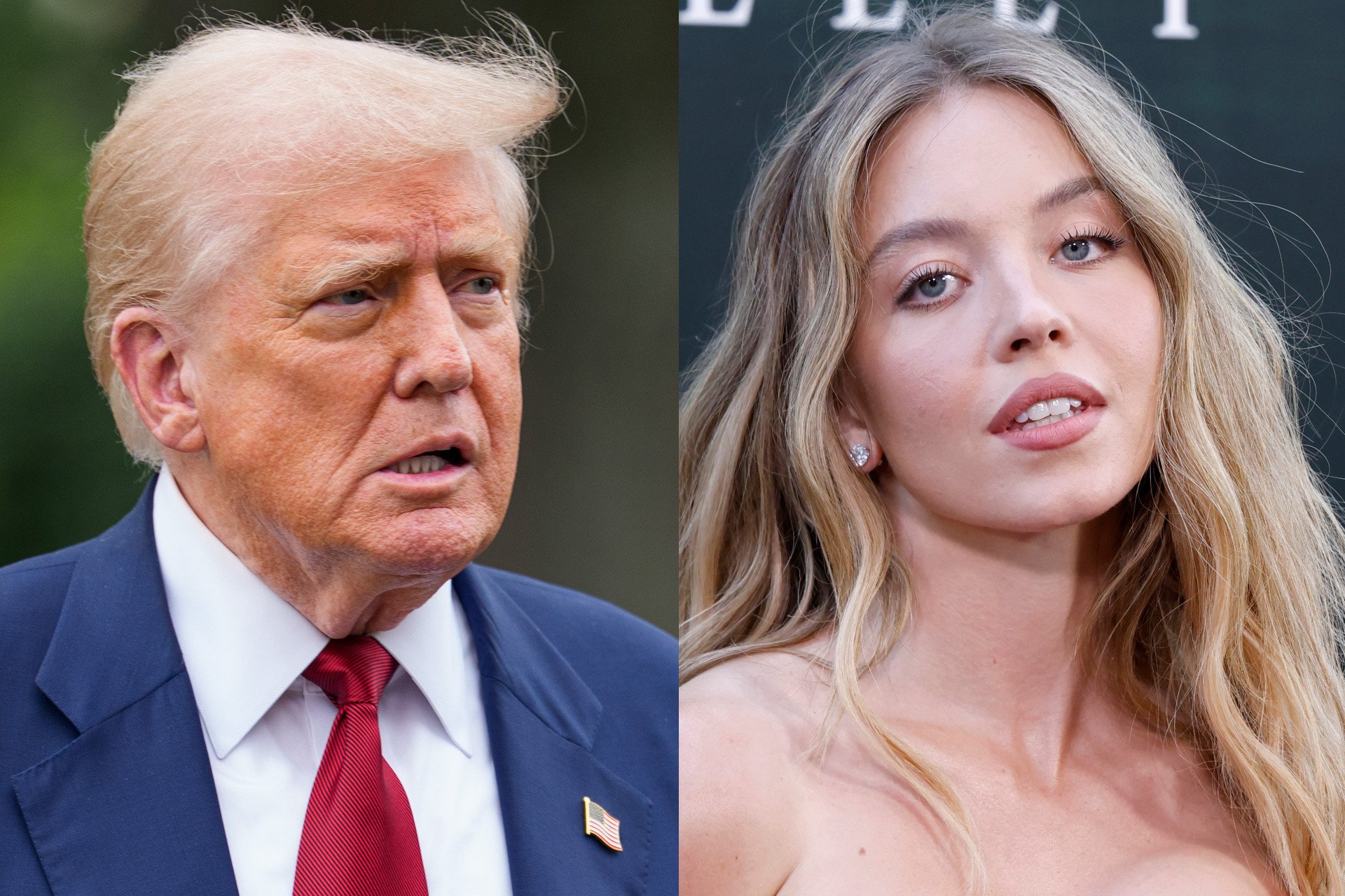 Trump Deletes and Reposts Tweet About Sydney Sweeney Several Times